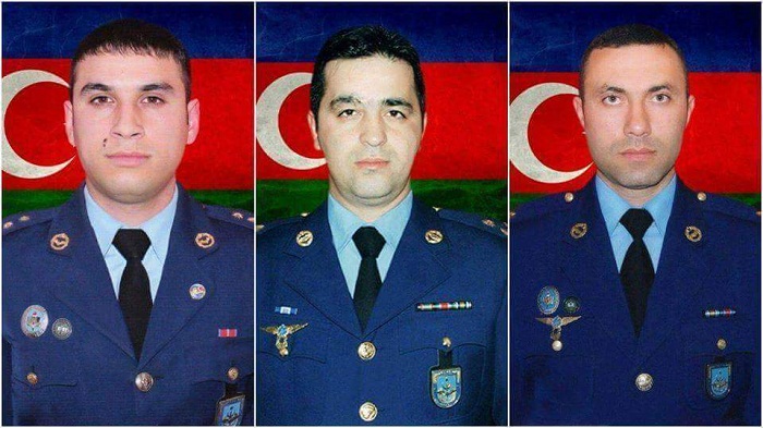 Şəhid pilotlarımızın cənazəsini ermənilərdən aldıq